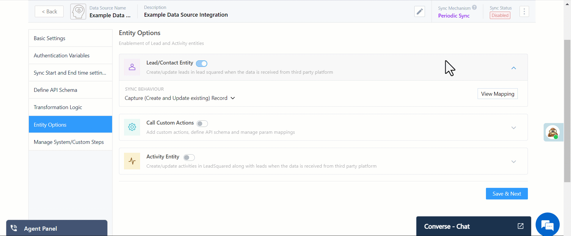 Integrate Custom Data Source with LeadSquared